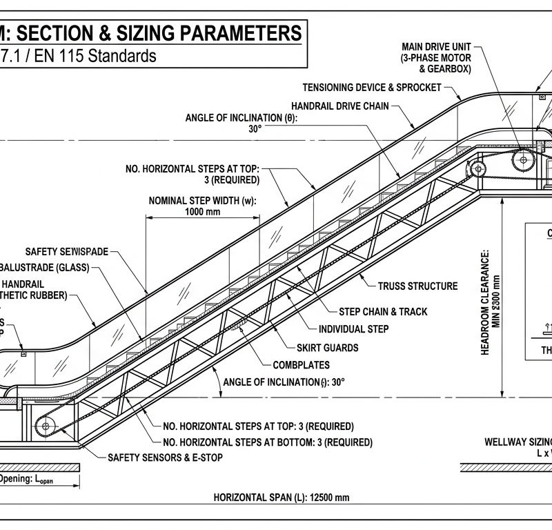 Escalator Sizing + Handling Capacity