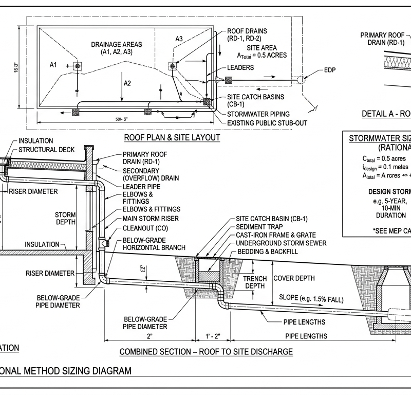 Storm Drainage — Rational Method Sizing