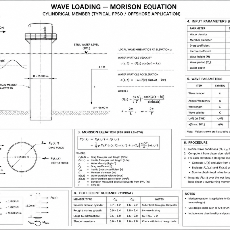 Wave Loading — Morison Equation