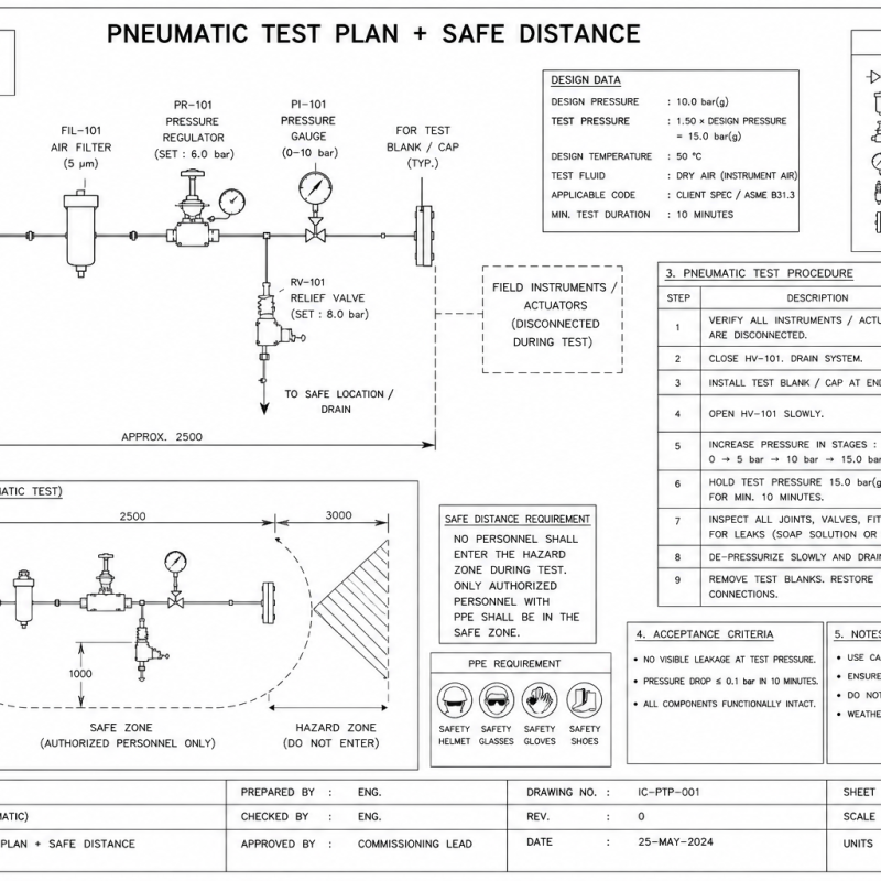 Pneumatic Test Plan + Safe Distance