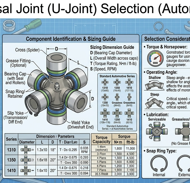 Universal Joint (U-Joint) Selection