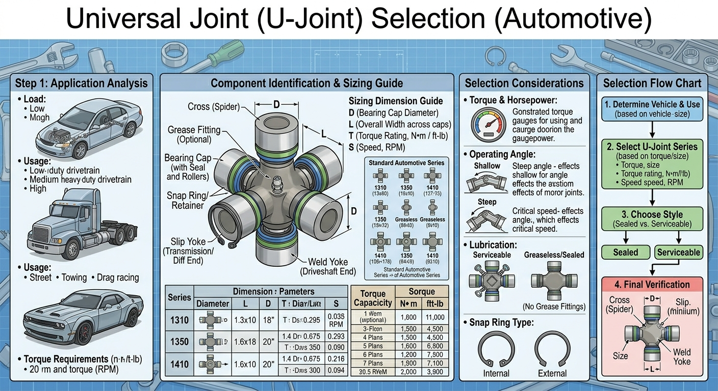 Universal Joint (U-Joint) Selection