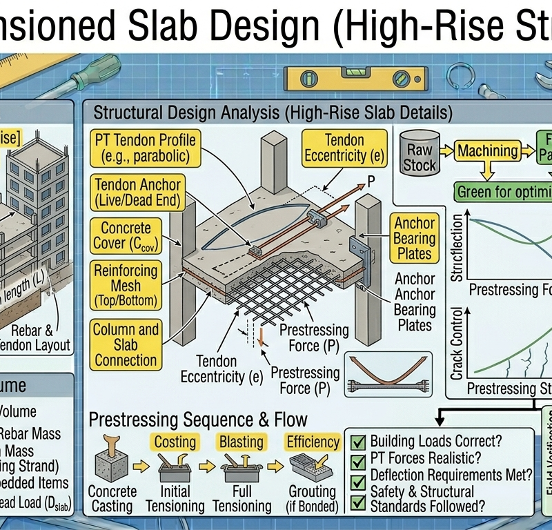 Post-Tensioned Slab Design (Bonded + Unbonded)