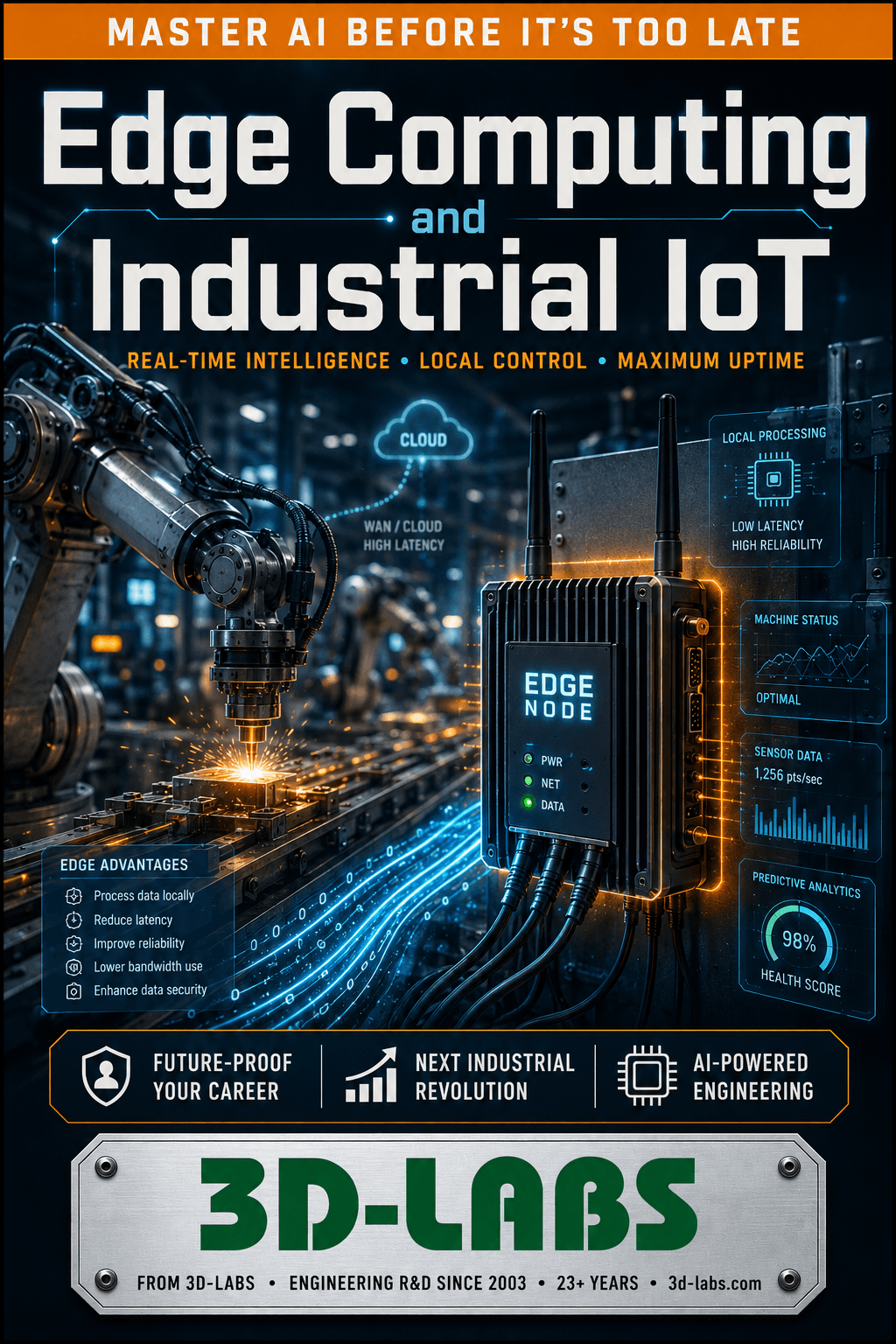 Edge Computing and Industrial IoT - Engineering Spreadsheet by 3D-LABS