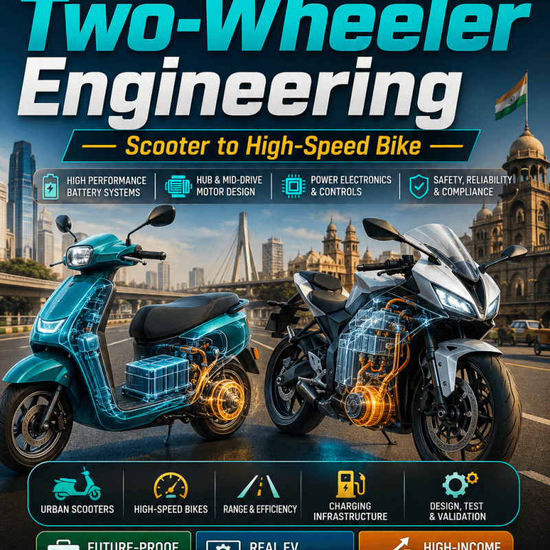 Electric Two-Wheeler Engineering — Scooter to High-Speed Bike