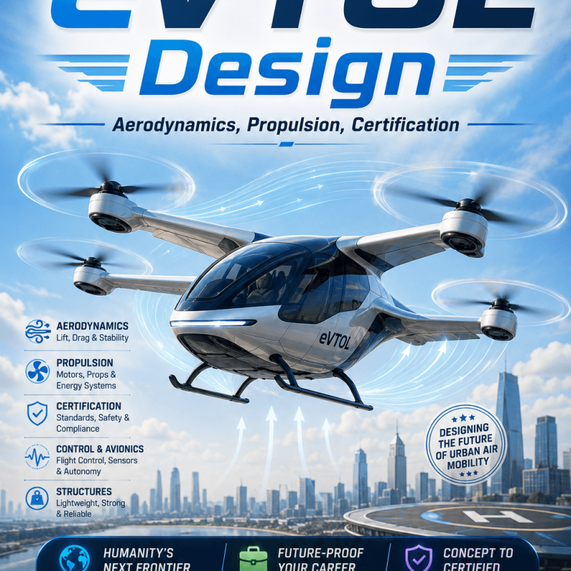 eVTOL Design — Aerodynamics, Propulsion, Certification - Engineering Spreadsheet by 3D-LABS