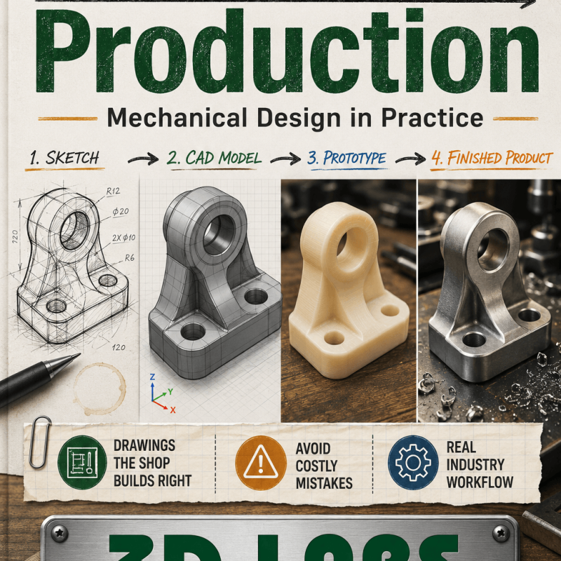 From Sketch to Production — Mechanical Design in Practice