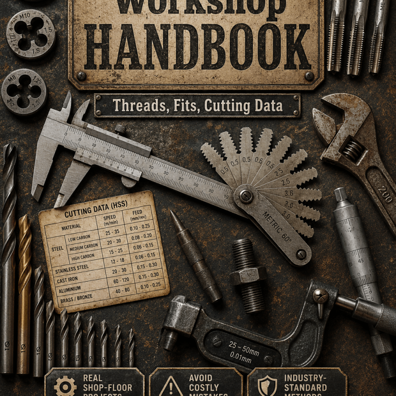 Indian Workshop Handbook — Threads, Fits, Cutting Data
