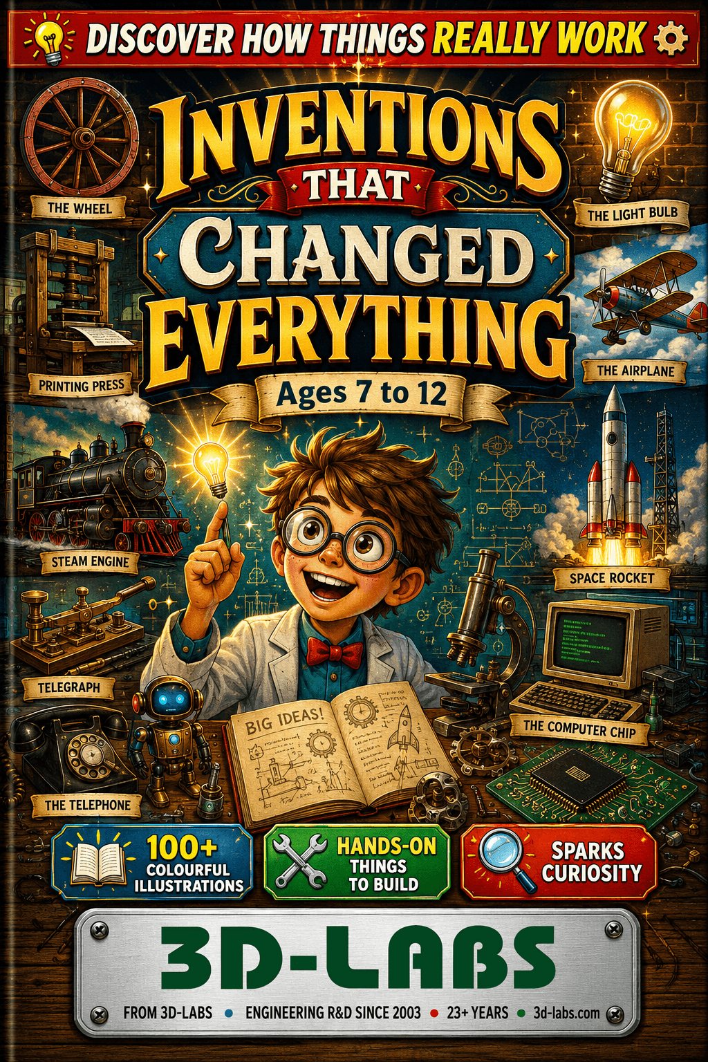 Inventions That Changed Everything — Ages 7 to 12 - Engineering Spreadsheet by 3D-LABS