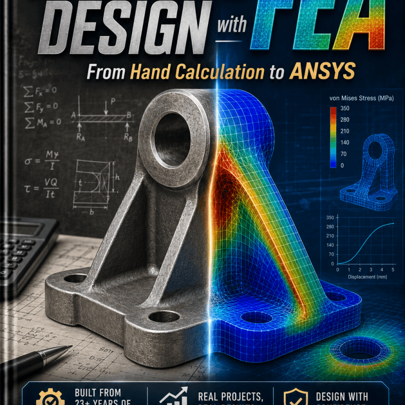 Machine Design with FEA — From Hand Calculation to ANSYS