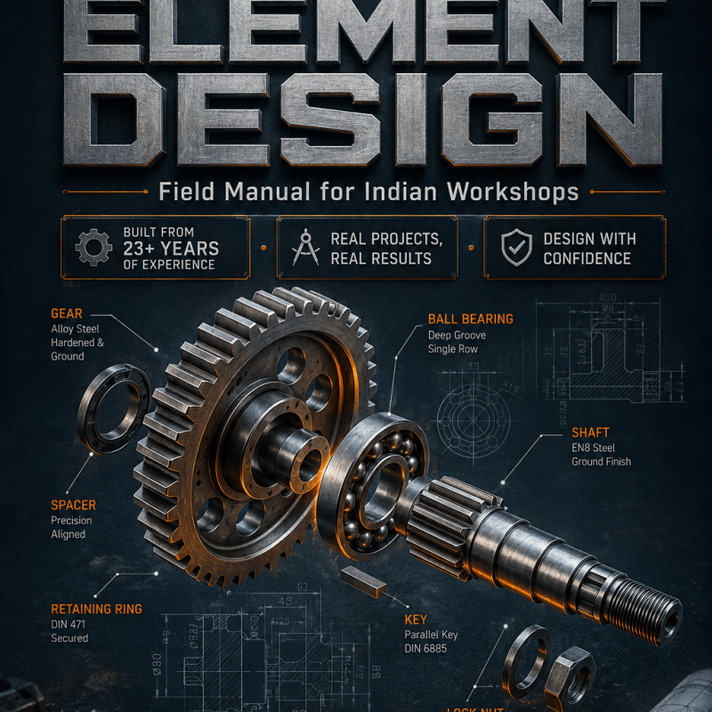 Machine Element Design — Field Manual for Indian Workshops