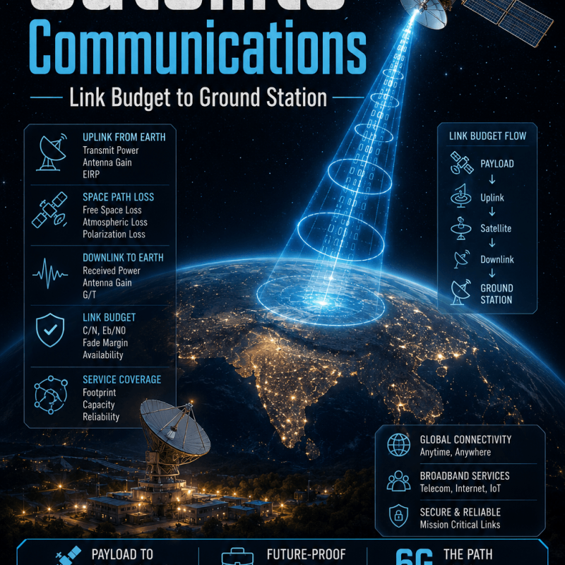 Satellite Communications — Link Budget to Ground Station - Engineering Spreadsheet by 3D-LABS