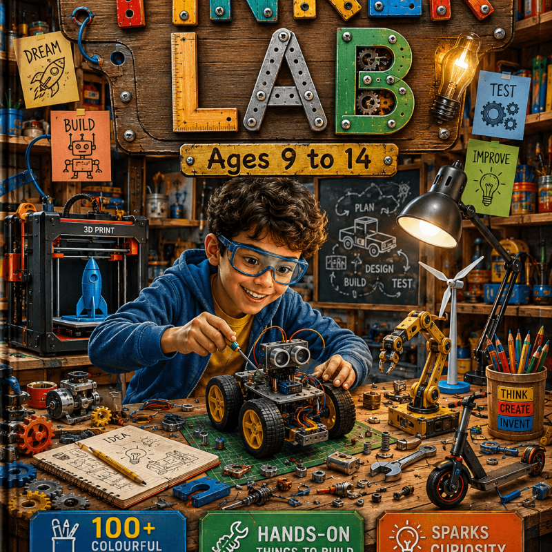 Tinker Lab — Ages 9 to 14