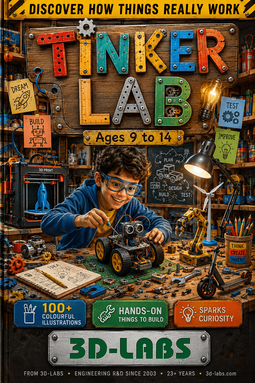 Tinker Lab — Ages 9 to 14 - Engineering Spreadsheet by 3D-LABS