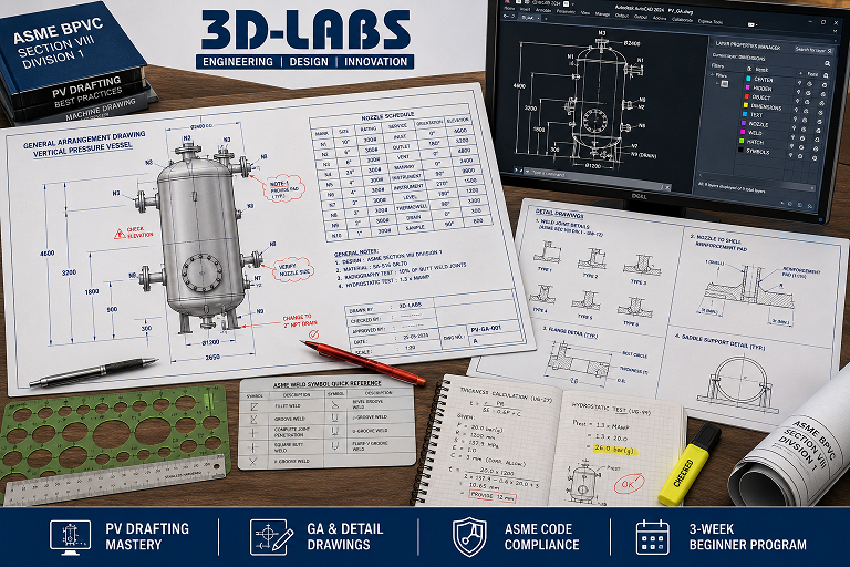 Pressure Vessel Draftsman Training