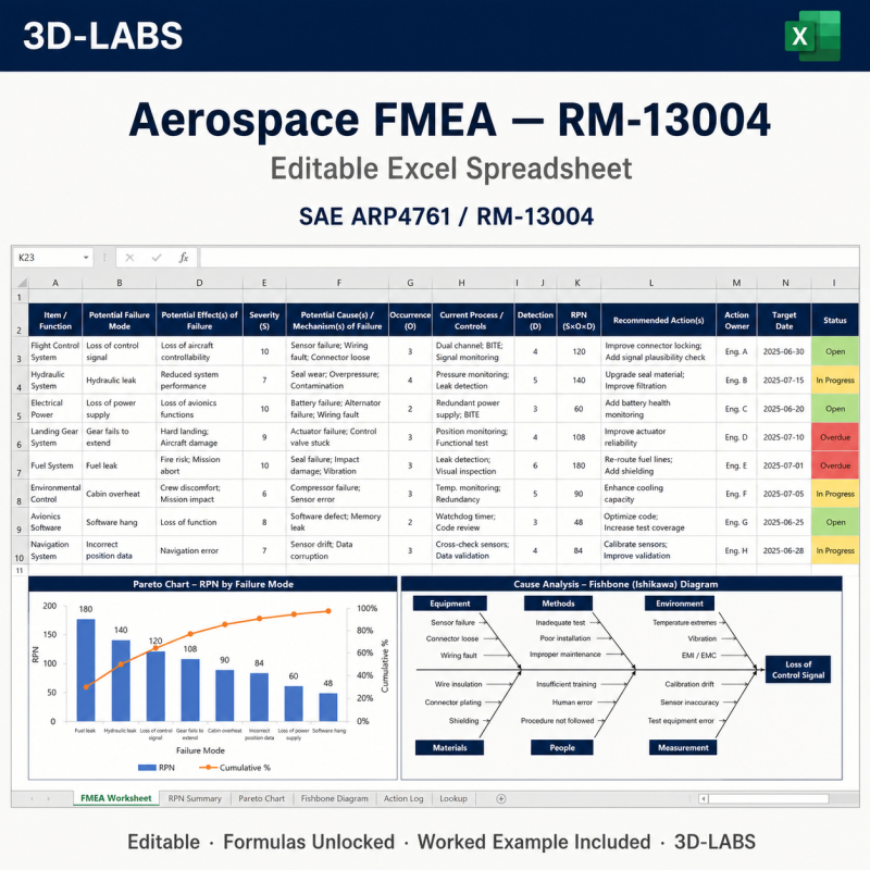 Aerospace FMEA — RM-13004