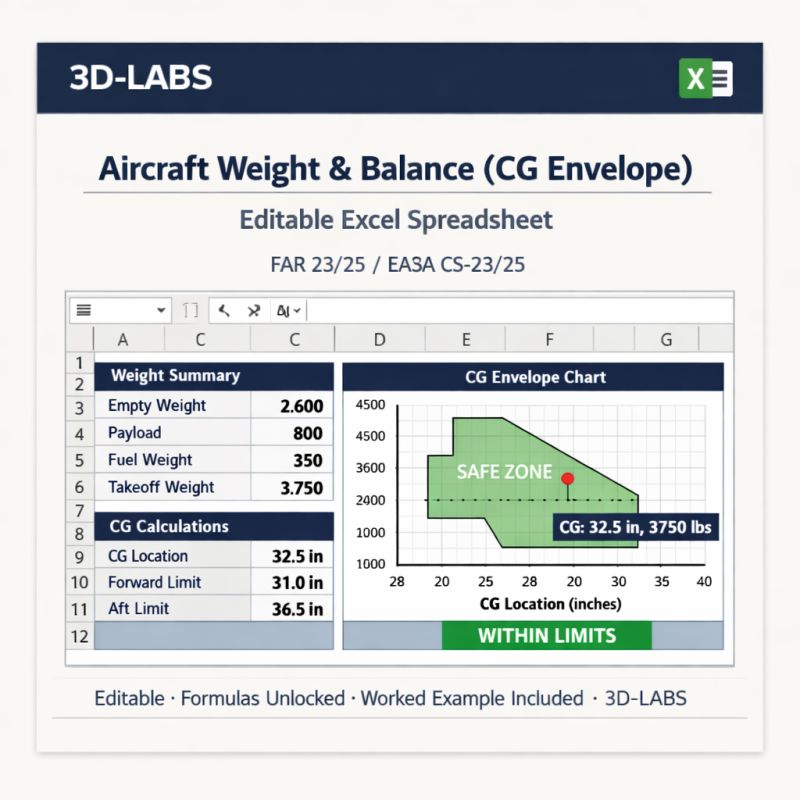 Aircraft Weight & Balance (CG Envelope)