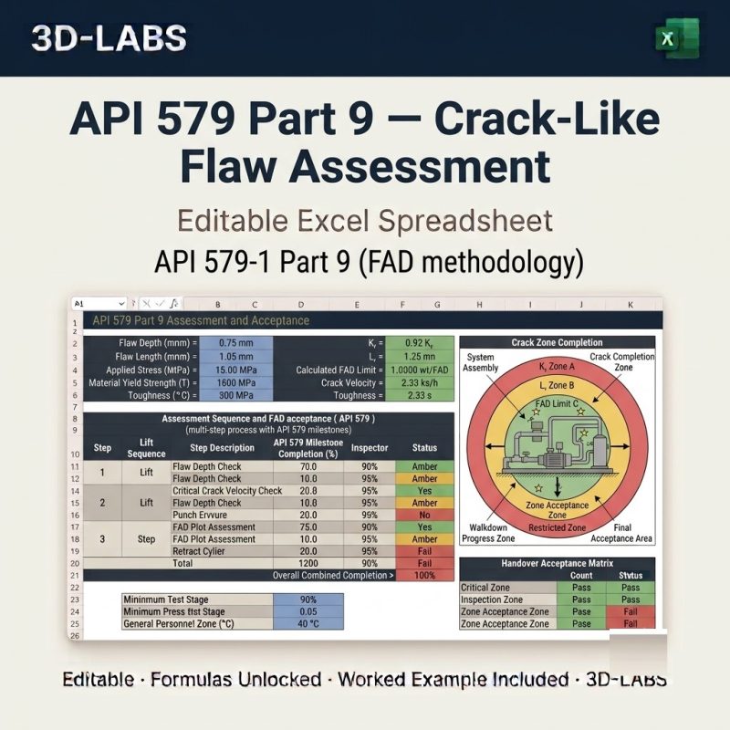 API 579 Part 9 β Crack-Like Flaw Assessment
