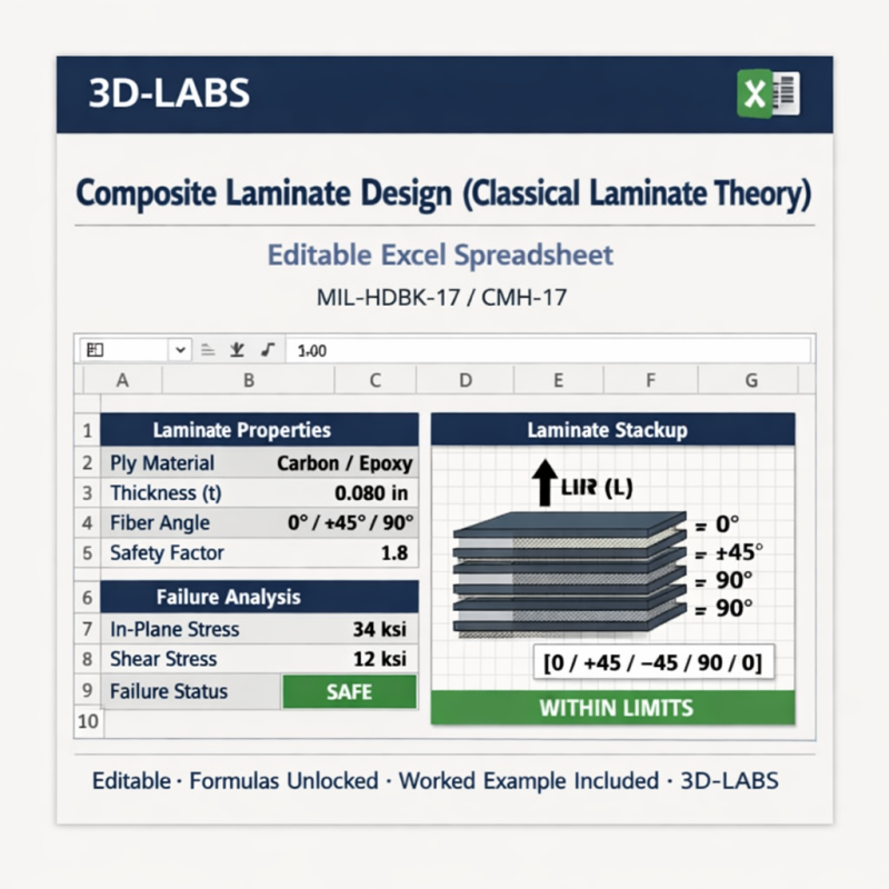 Composite Laminate Design (Classical Laminate Theory)