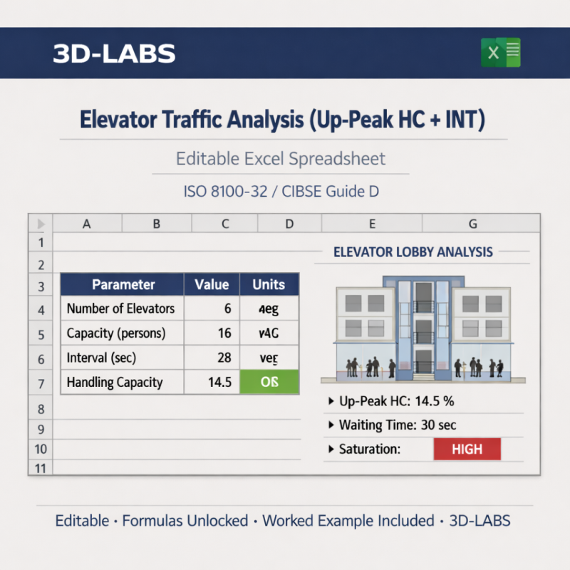 Elevator Traffic Analysis (Up-Peak HC + INT)