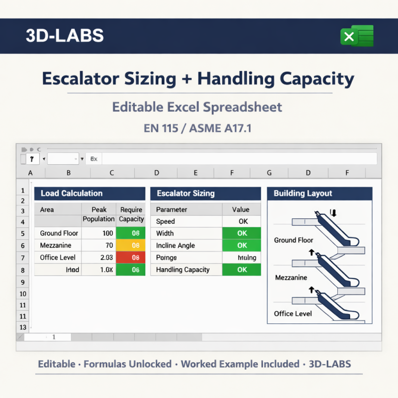 Escalator Sizing + Handling Capacity