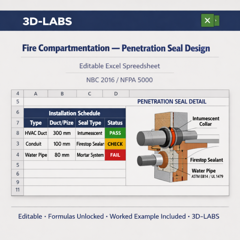 Fire Compartmentation — Penetration Seal Design