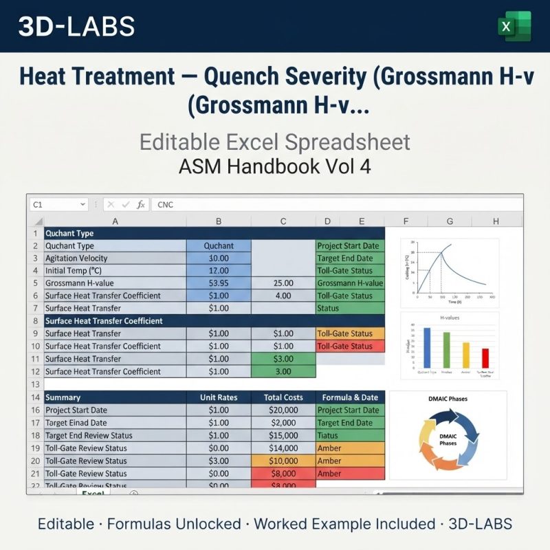 Heat Treatment — Quench Severity (Grossmann H-value)