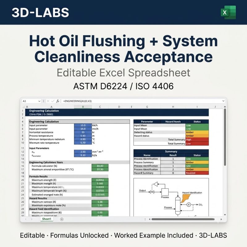 Hot Oil Flushing + System Cleanliness Acceptance