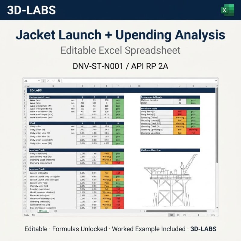 Jacket Launch + Upending Analysis
