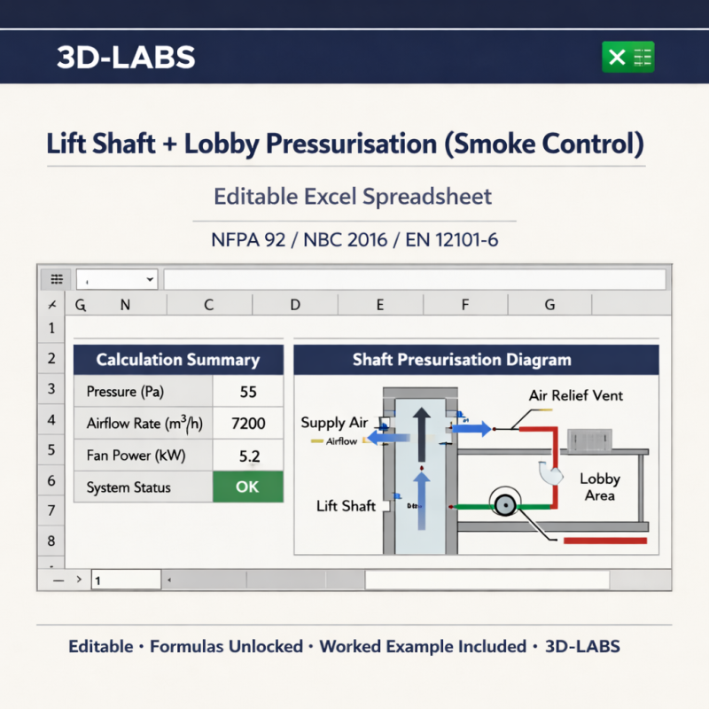 Lift Shaft + Lobby Pressurisation (Smoke Control)
