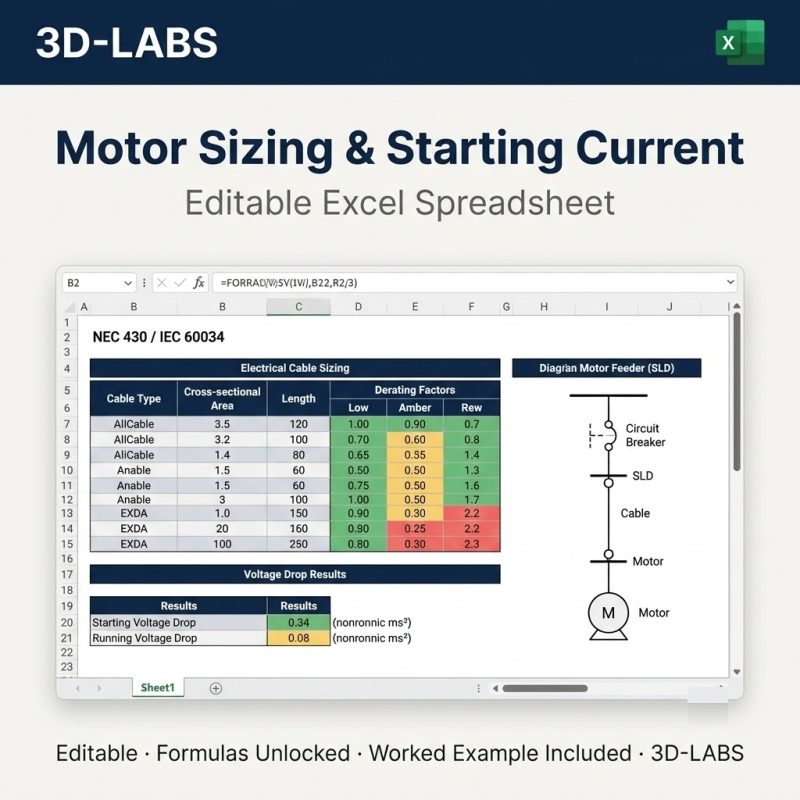 Motor Sizing & Starting Current