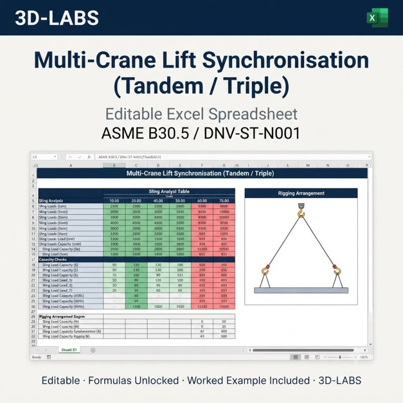 Multi-Crane Lift Synchronisation (Tandem / Triple)