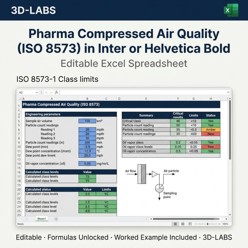 Pharma Compressed Air Quality (ISO 8573)