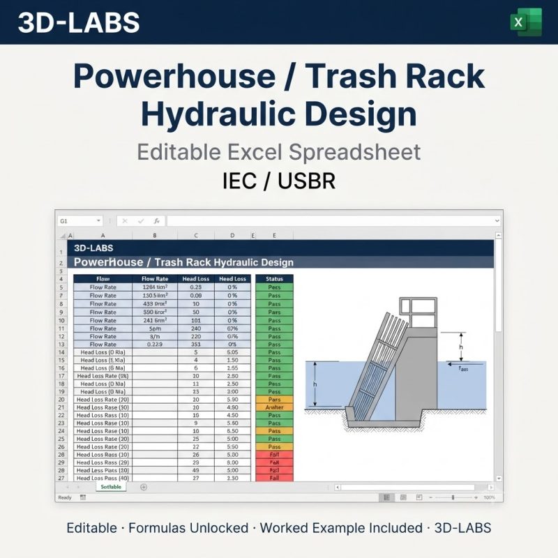 Powerhouse / Trash Rack Hydraulic Design