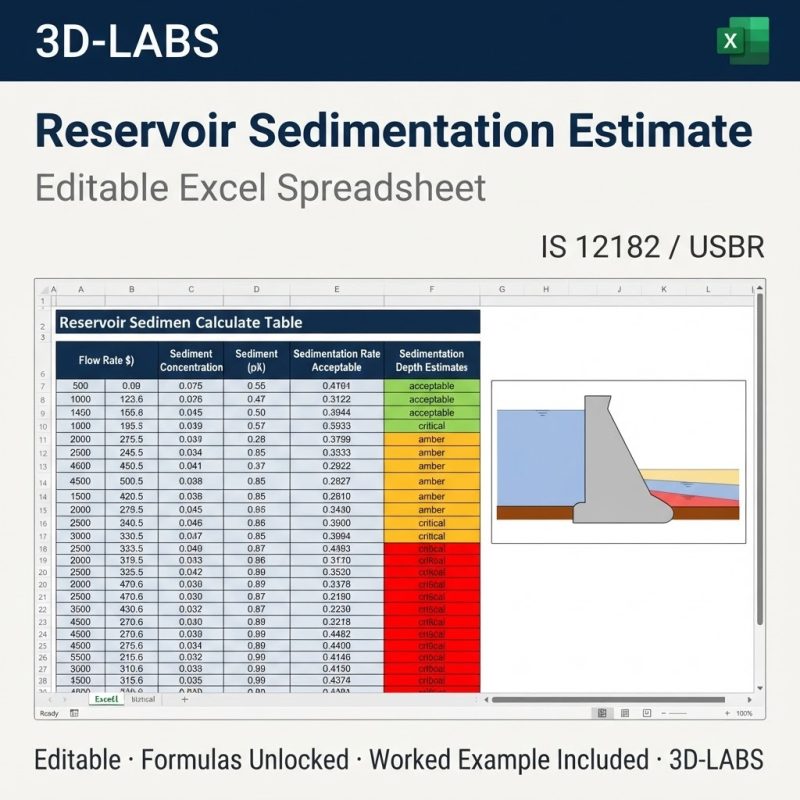Reservoir Sedimentation Estimate