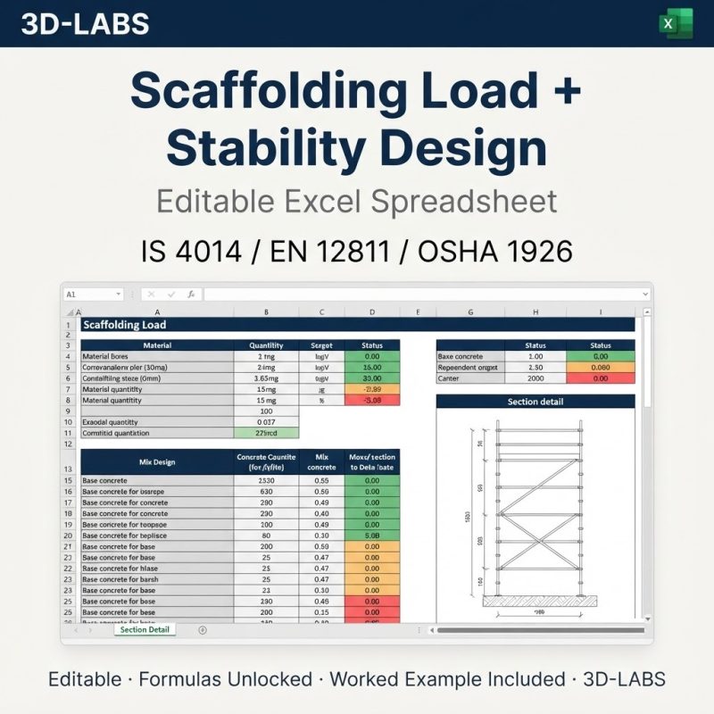 Scaffolding Load + Stability Design