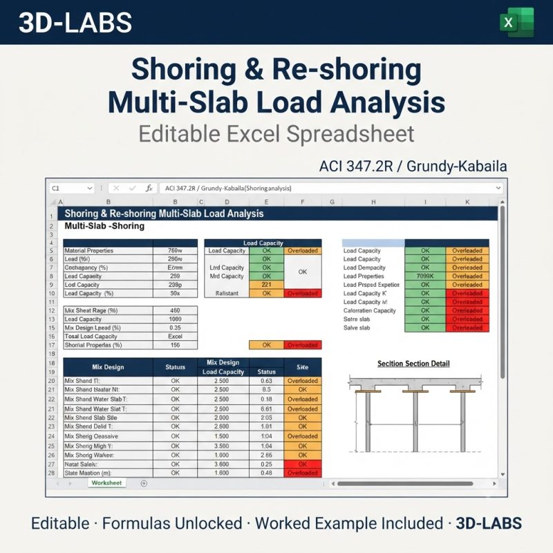 Shoring & Re-shoring Multi-Slab Load Analysis