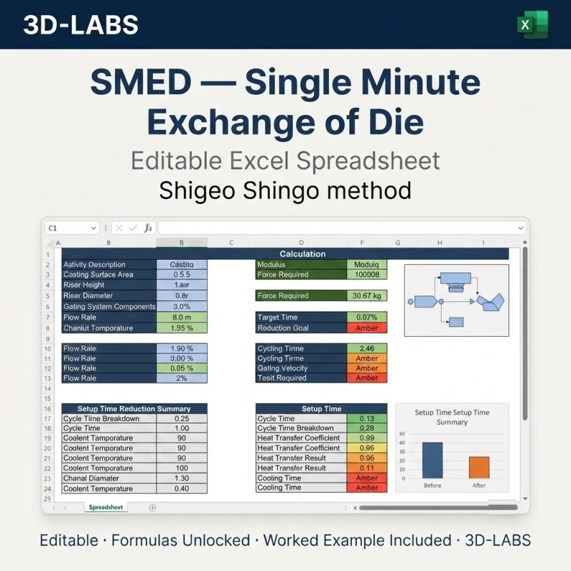 SMED — Single Minute Exchange of Die