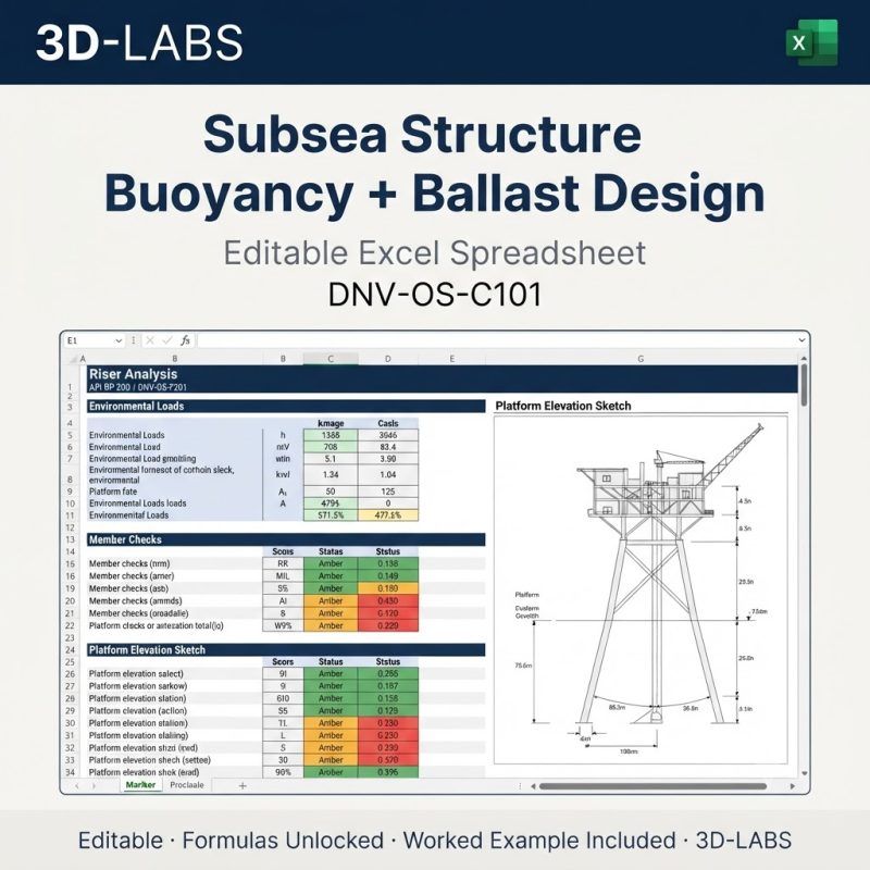 Subsea Structure Buoyancy + Ballast Design