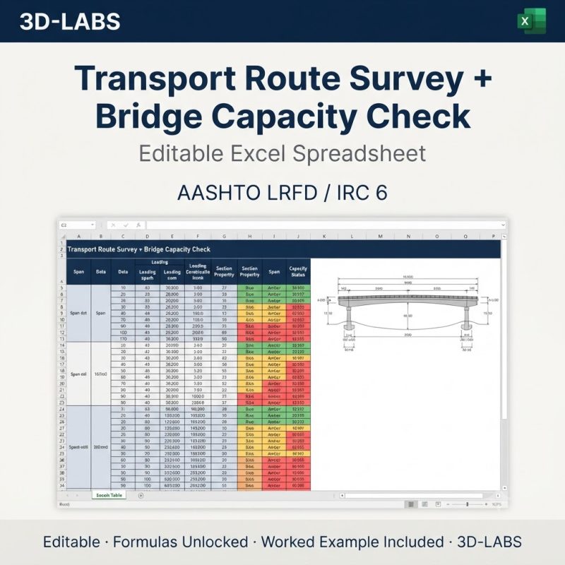 Transport Route Survey + Bridge Capacity Check