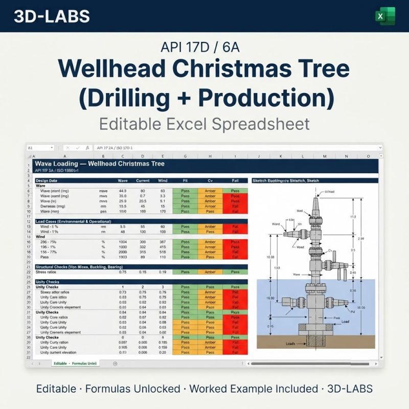 Wellhead Christmas Tree Loading (Drilling + Production)