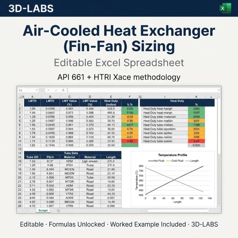 Air-Cooled Heat Exchanger (Fin-Fan) Sizing