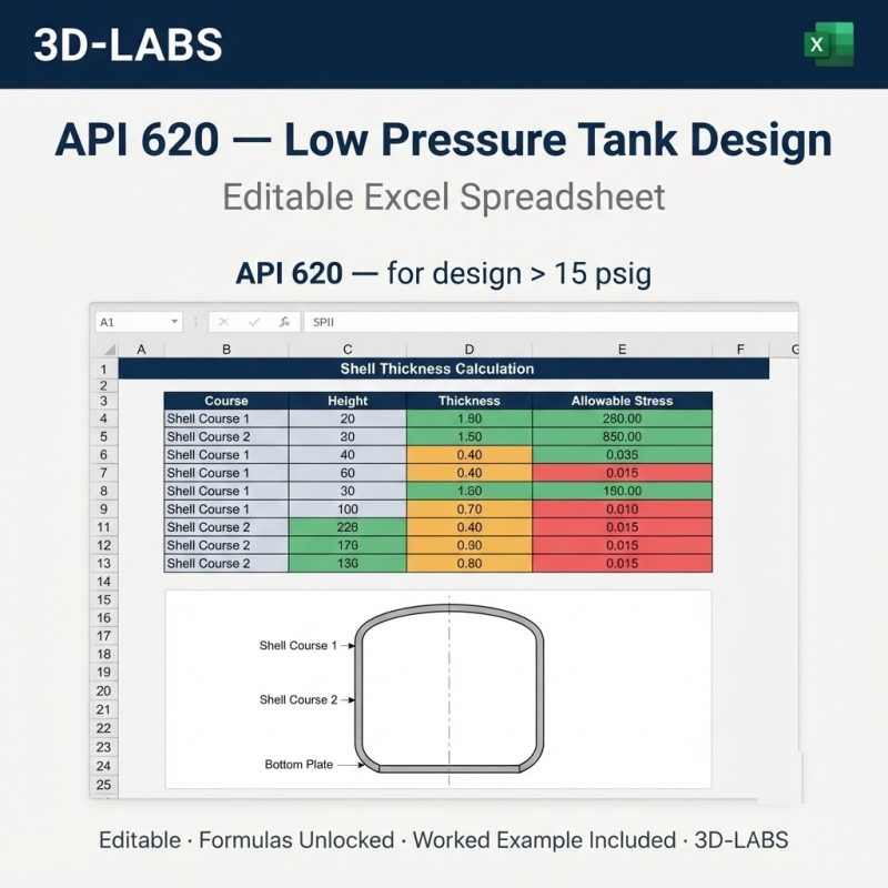 API 620 β Low Pressure Tank Design