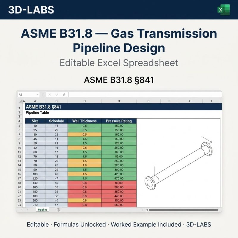 ASME B31.8 β Gas Transmission Pipeline Design