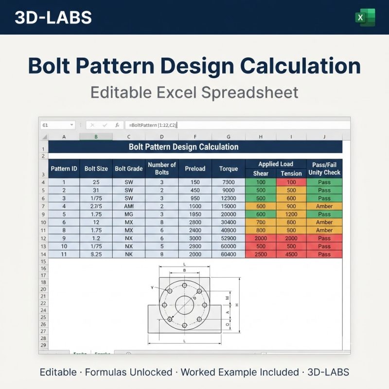 Bolt Pattern Design Calculation