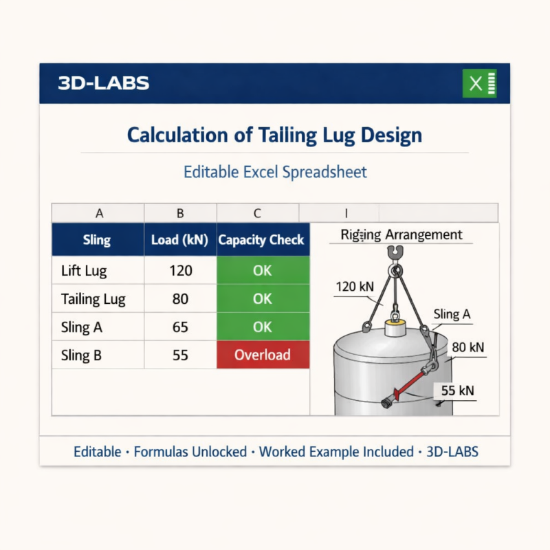 Calculation of Tailing Lug Design