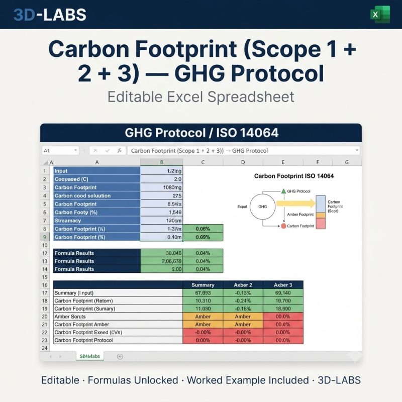Carbon Footprint (Scope 1 + 2 + 3) — GHG Protocol