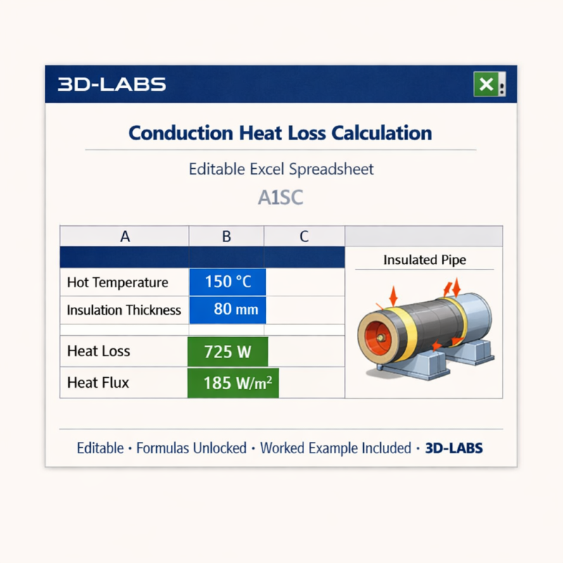 Conduction Heat Loss Calculation