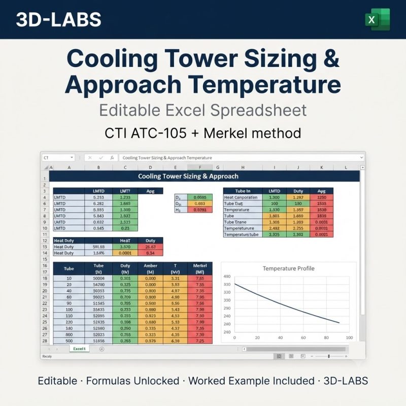 Cooling Tower Sizing & Approach Temperature