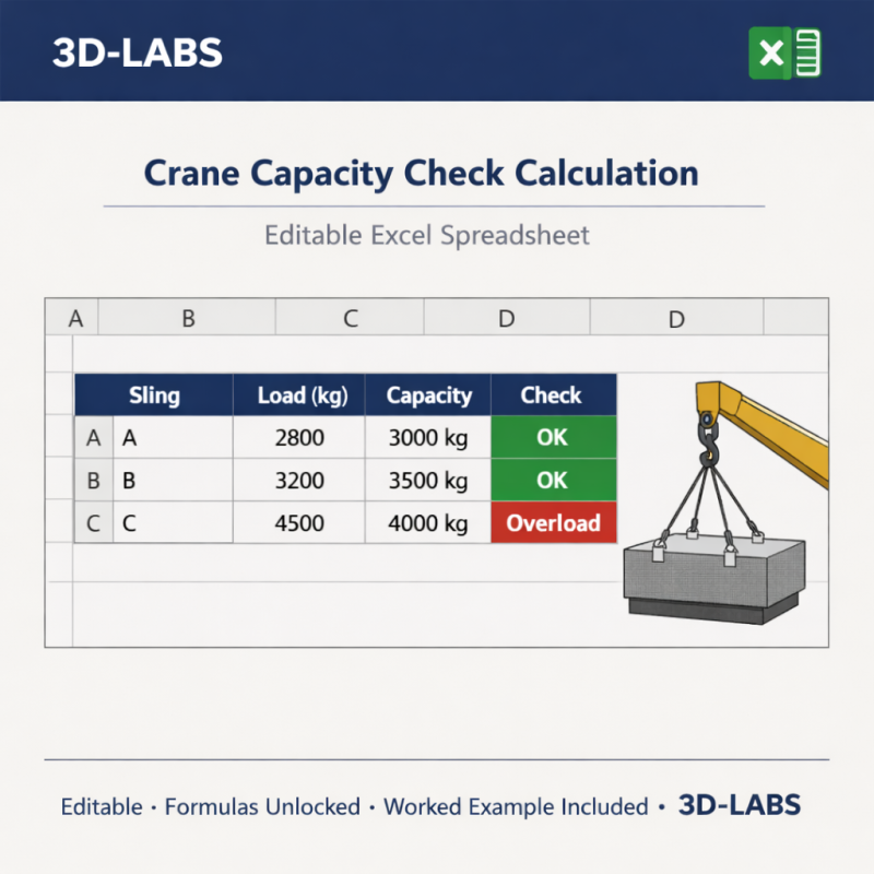 Crane Capacity Check Calculation